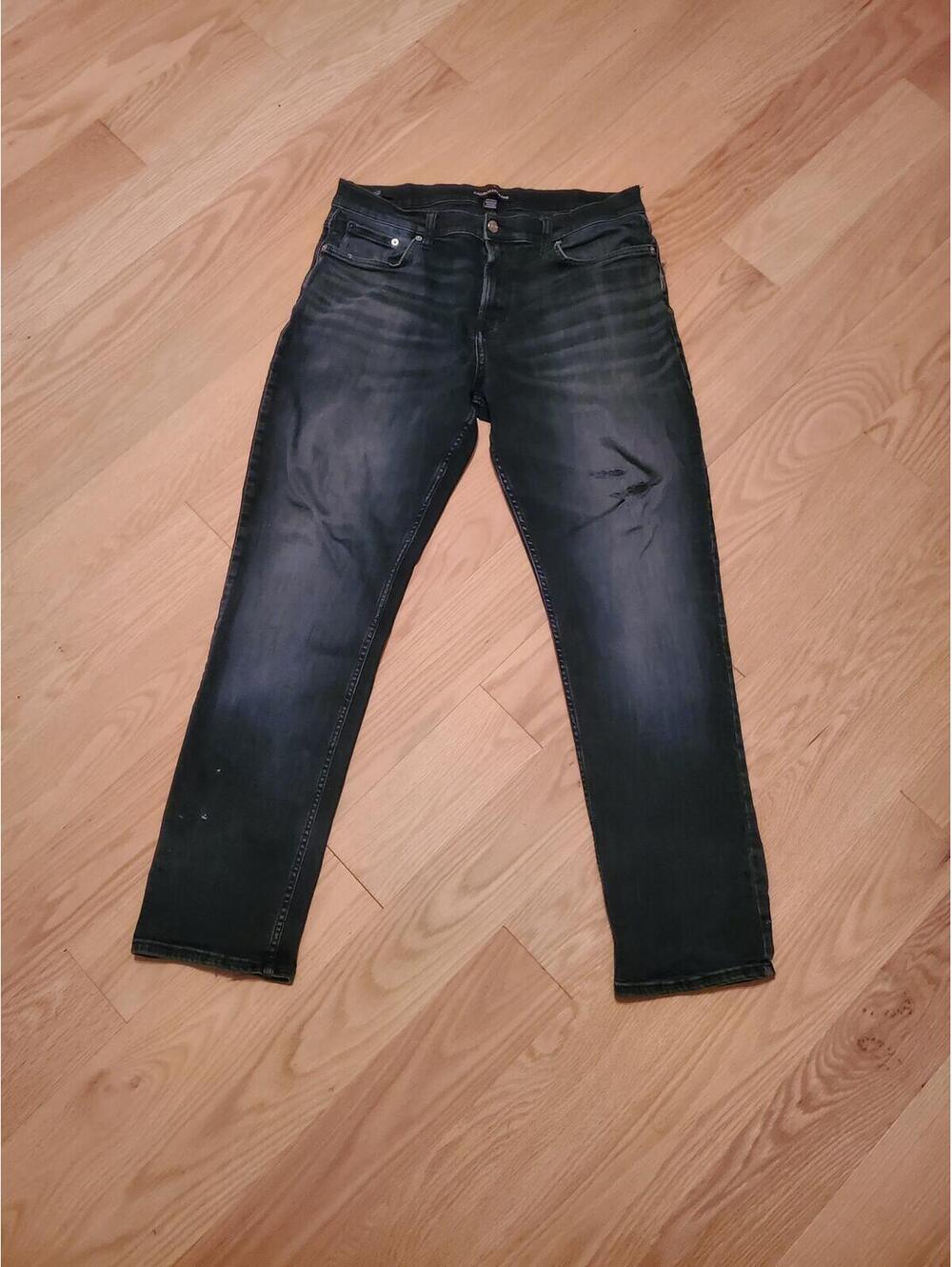 Calvin Klein Black Distressed Jeans